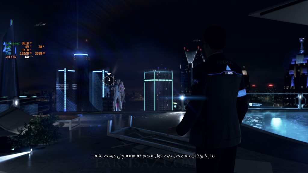 فارسی ساز و زیرنویس بازی Detroit Become Human برای PC